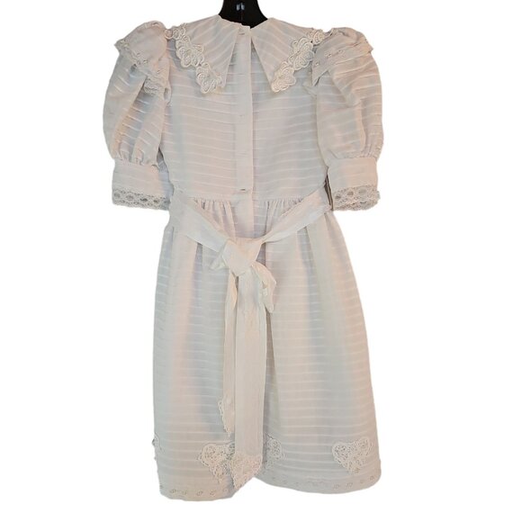 Childs Flower Girl/First Communion Gown W/Veil - Picture 5 of 7